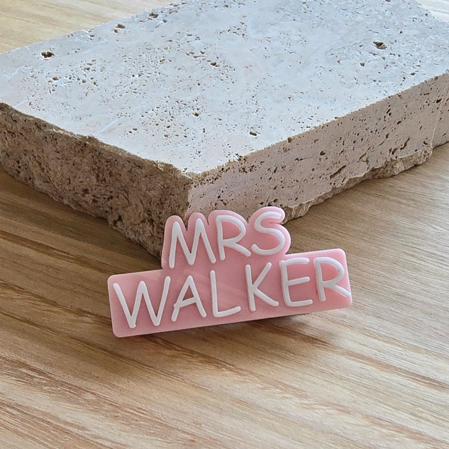 3D Acrylic Name Badge