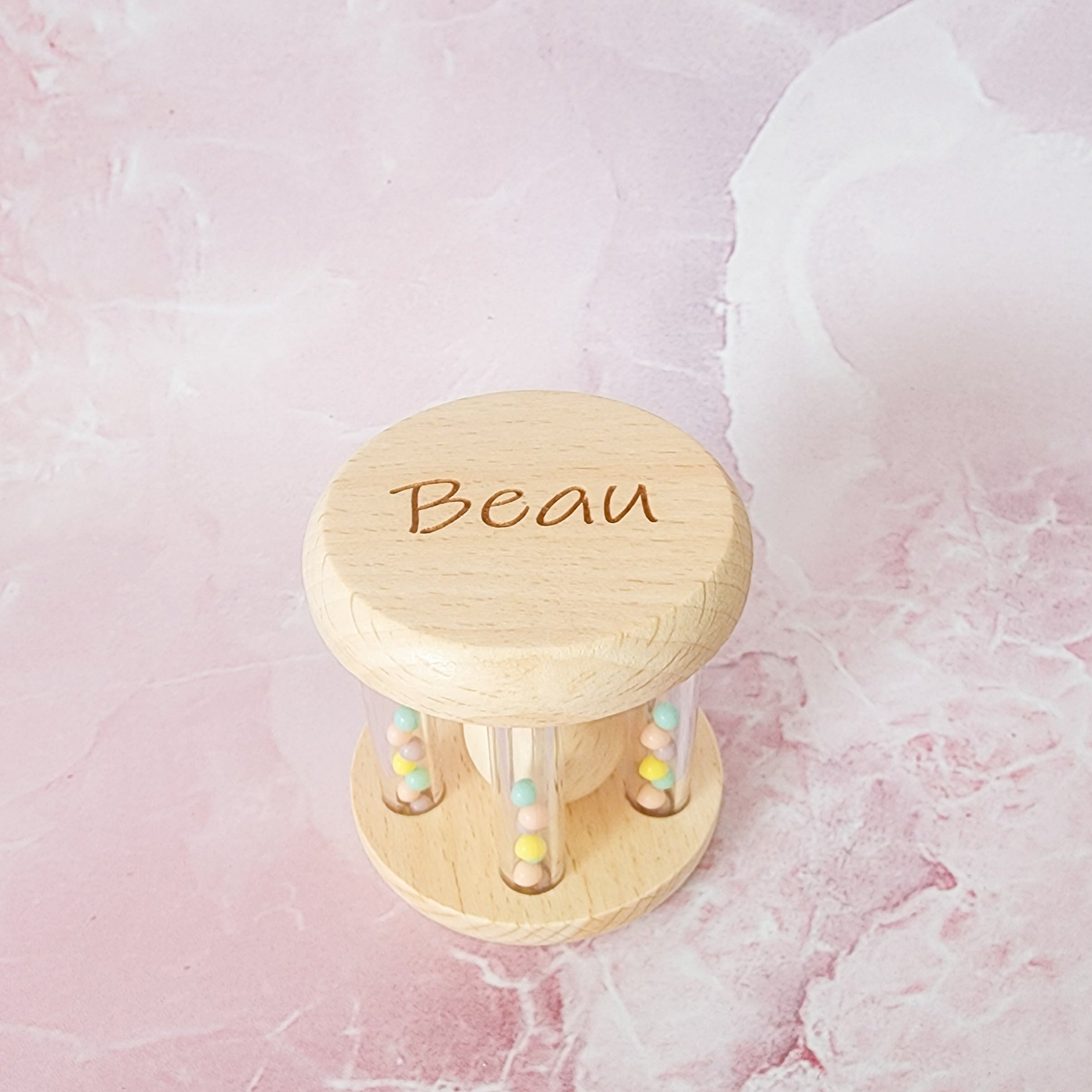 Personalised rattle hot sale